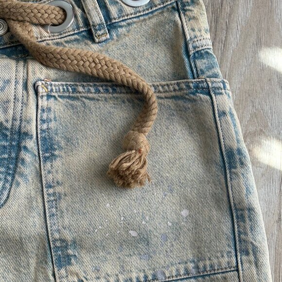 WE THE FREE Moxie Pull-On Barrel Jeans in Cowboy Khaki Sz 24 or 25 - runs big - Picture 10 of 16